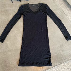 ✨All Saints Party Dress Long Sleeve Form Fitting